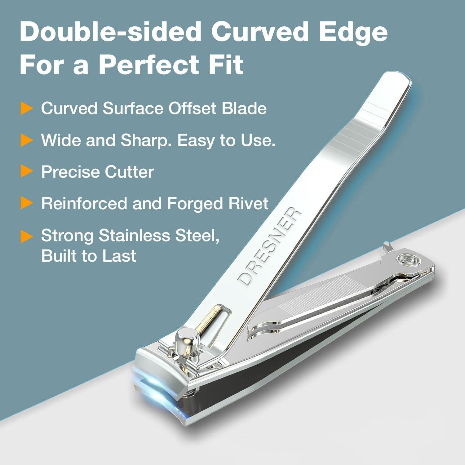 Juego de 2 Cortauñas de Acero Inoxidable Viking FC2D