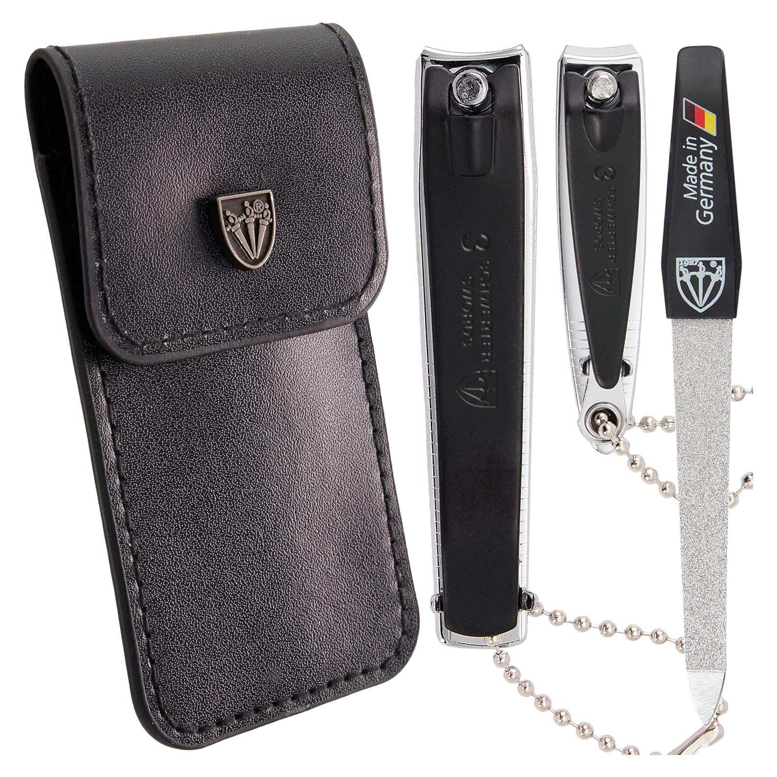 Cortador de Uñas 3 Swords Germany Manicura Pedicura Negro