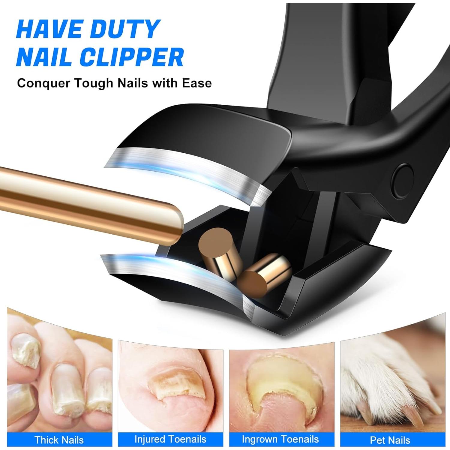 Cortauñas Angulados GJNL 2025 para Uñas Gruesas y Encarnadas