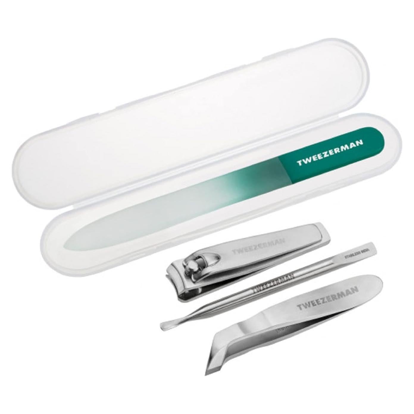 Juego de Cuidado de Uñas Tweezerman Emerald Shimmer