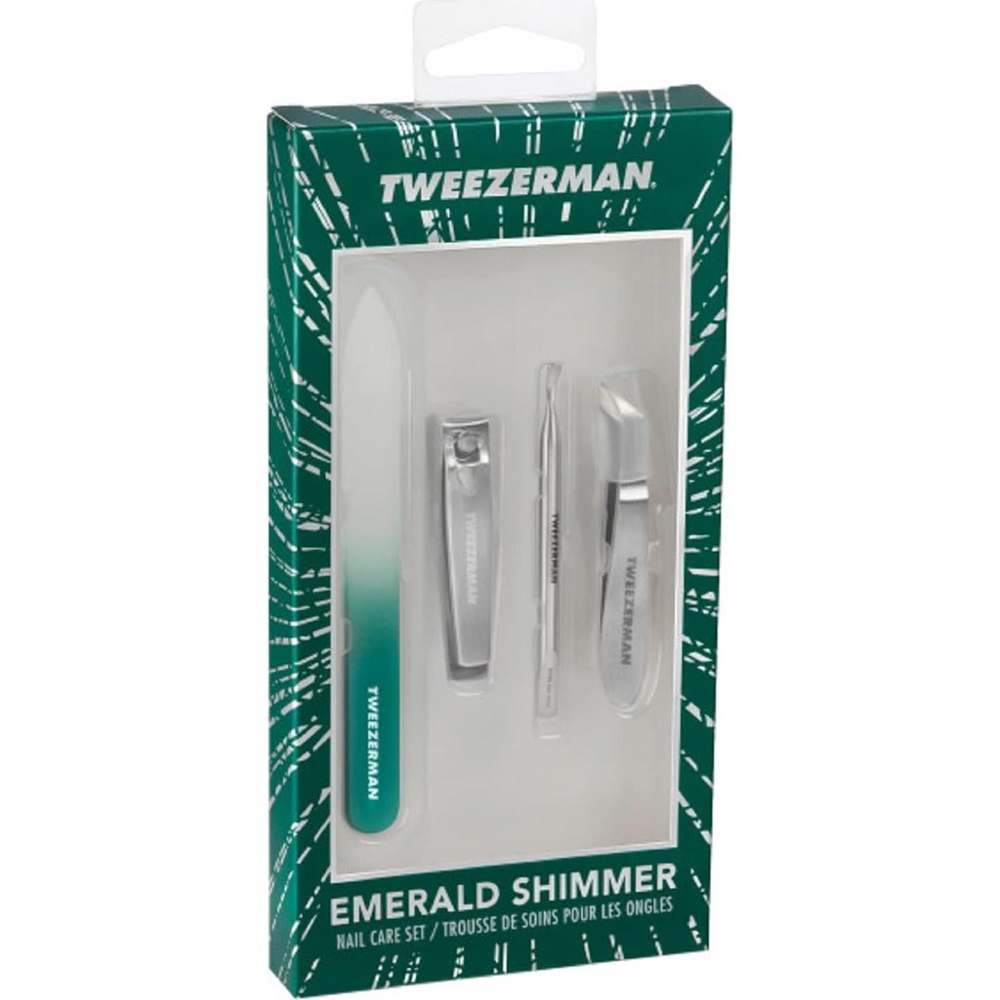 Juego de Cuidado de Uñas Tweezerman Emerald Shimmer