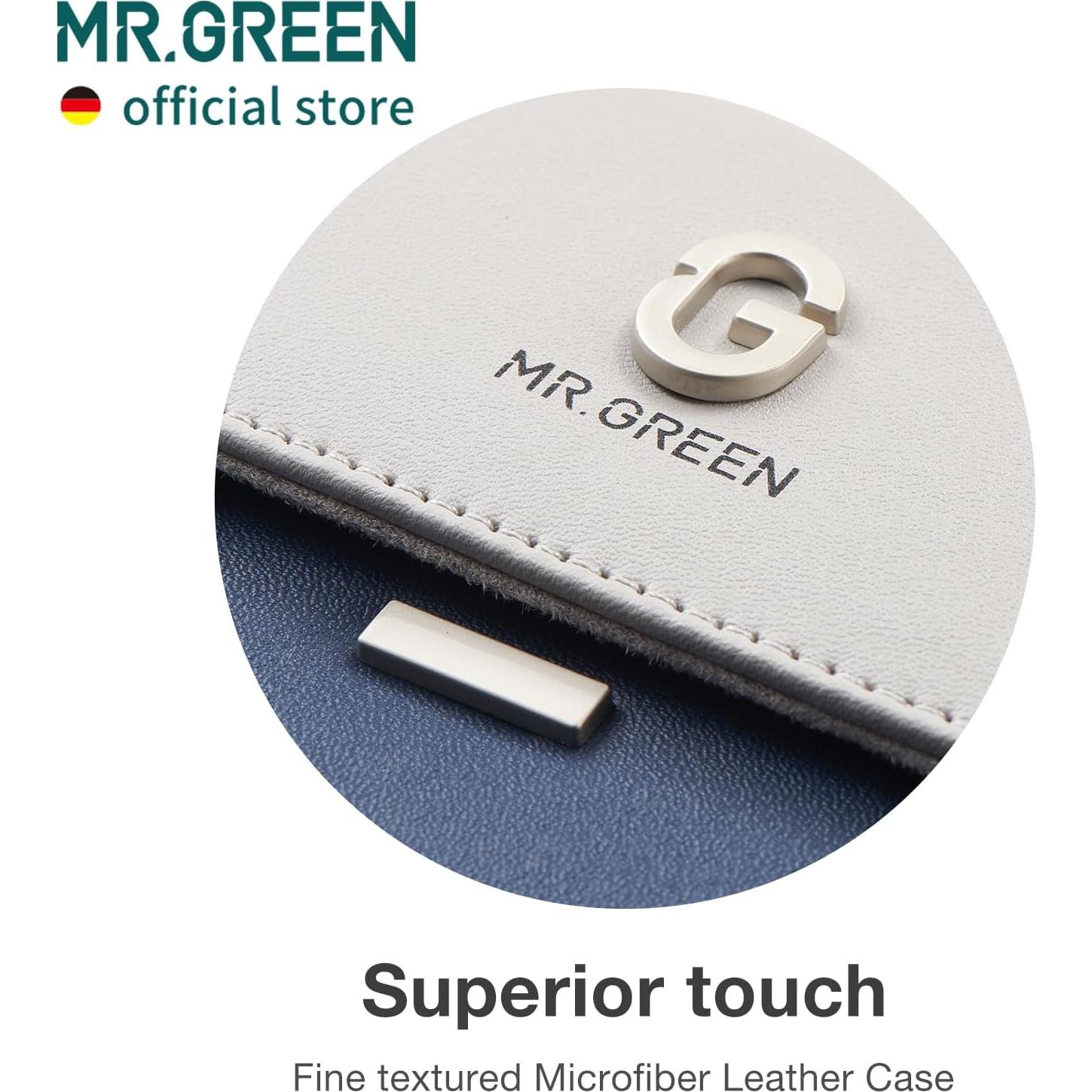 Conjunto de Cortaúñas MR.GREEN 8 en 1 con Estuche de Cuero