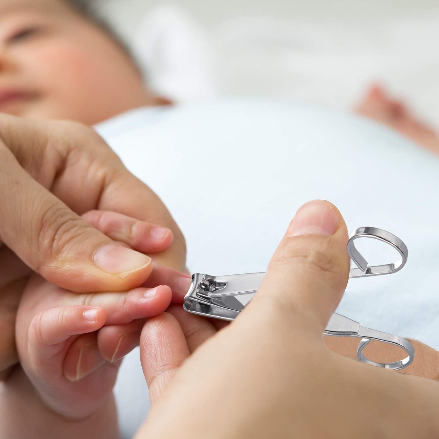 Juego de Cortauñas Mudder 4 Piezas Acero Inoxidable Ergonomico