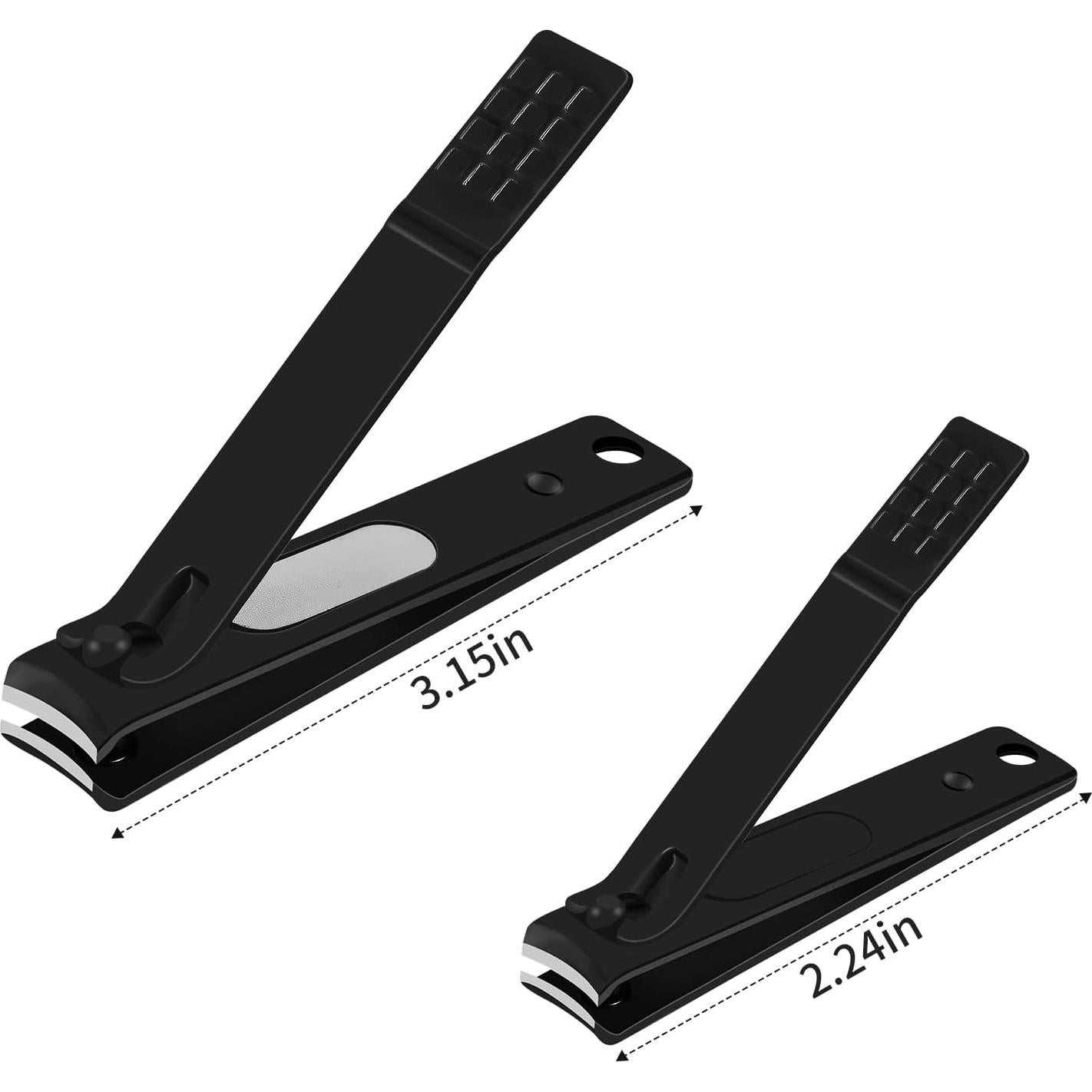 Juego de Cortauñas JAZZZNAP Acero Inoxidable Negro