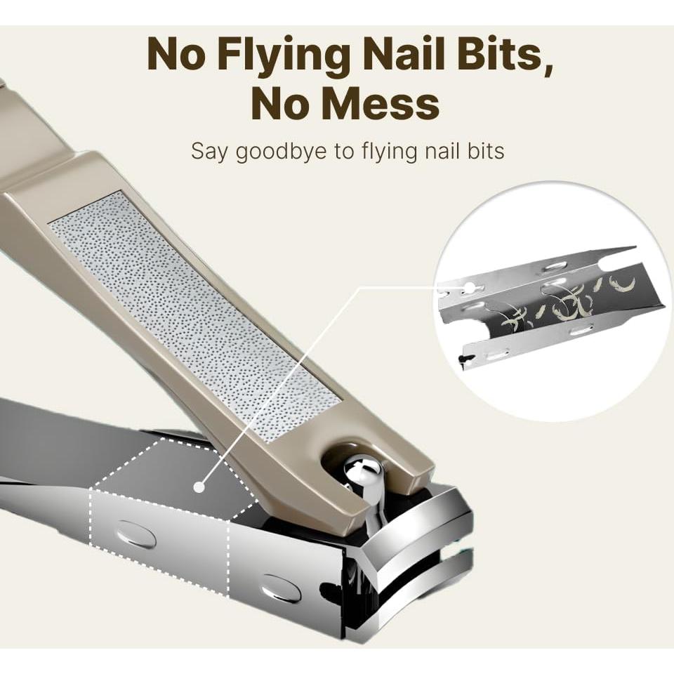 Juego de cortaúñas 2 piezas Lsomejeku acero inoxidable