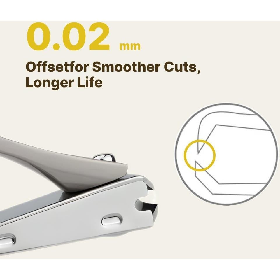 Juego de cortaúñas 2 piezas Lsomejeku acero inoxidable