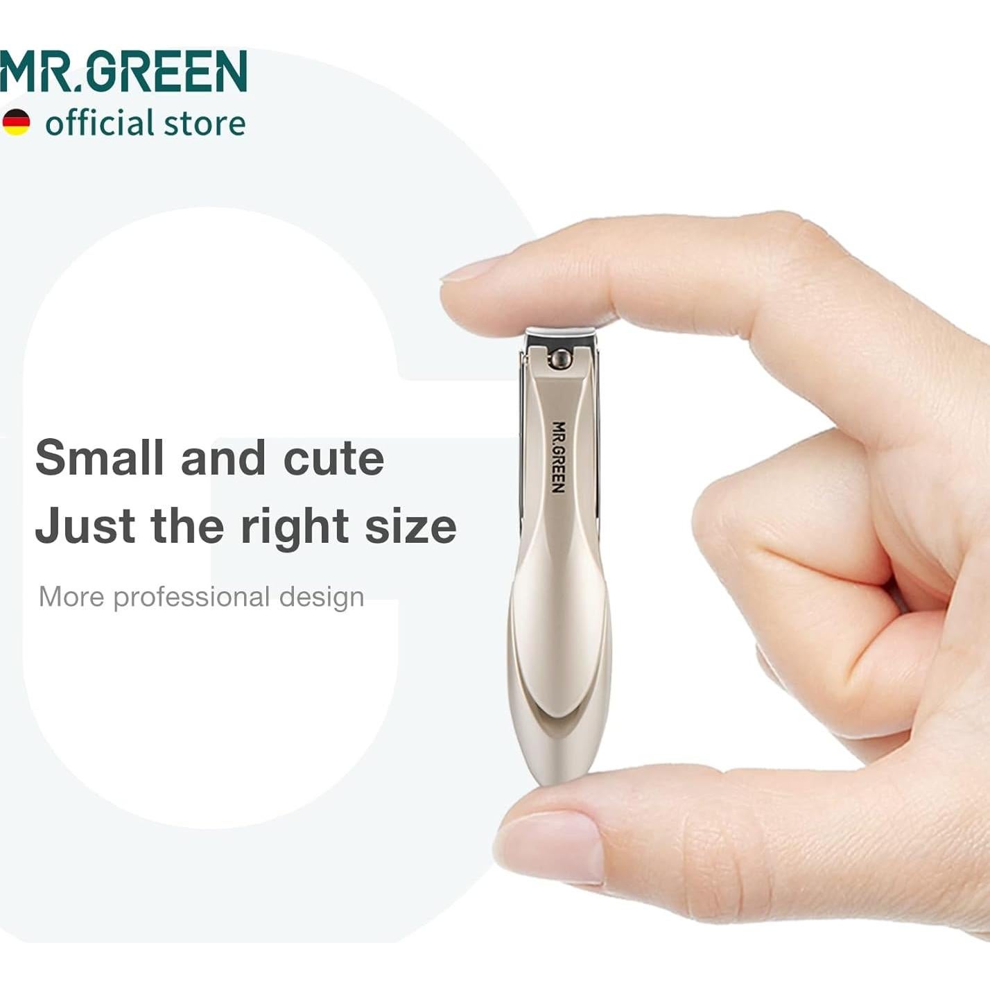 Cortauñas de Seguridad MR.GREEN para Bebés - Acero Inoxidable