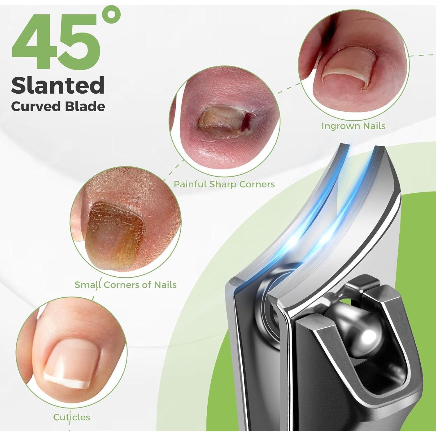 Cortauñas Ergonomicos para Uñas Gruesas HANDWENG - Set 6 Piezas