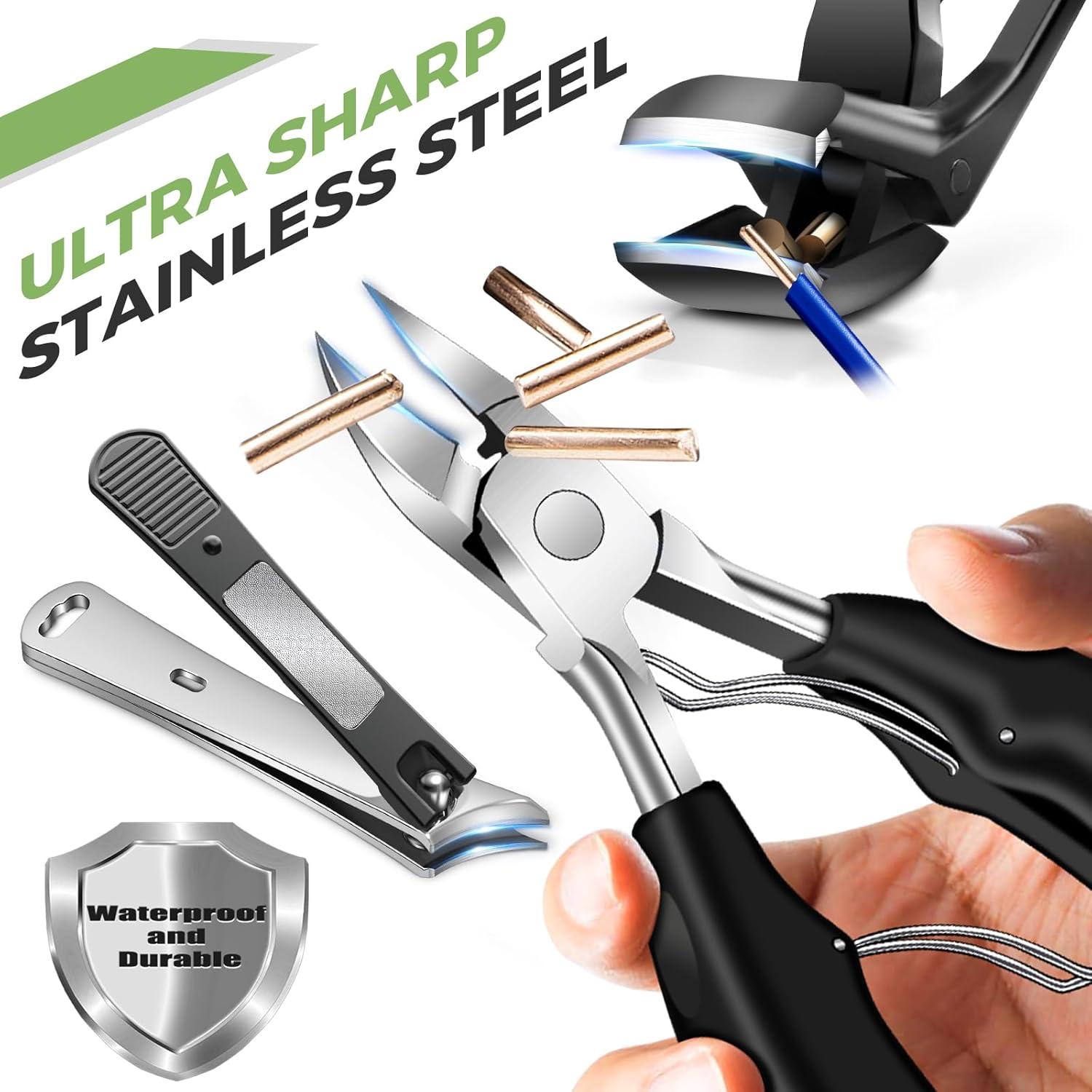 Cortauñas Ergonomicos para Uñas Gruesas HANDWENG - Set 6 Piezas