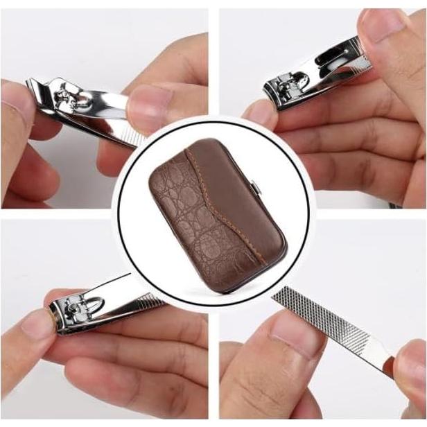 Set de Manicura y Pedicura 10 Piezas Yrighjo Acero Inoxidable