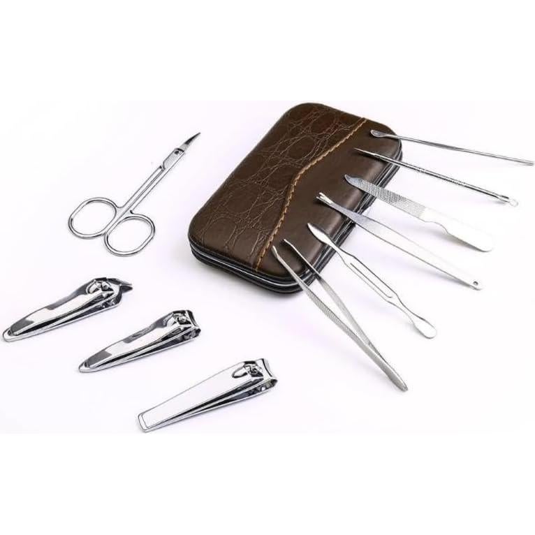 Set de Manicura y Pedicura 10 Piezas Yrighjo Acero Inoxidable