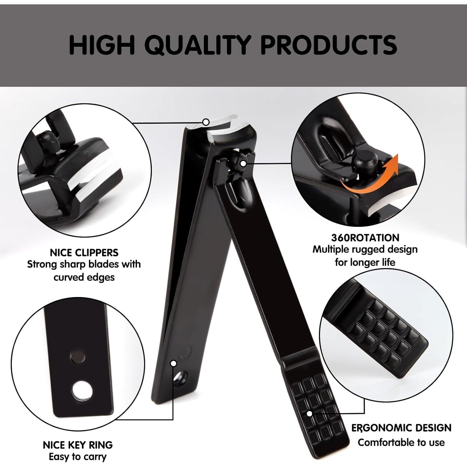 Kit de Manicura y Pedicura Tumkun 12 Piezas Azul