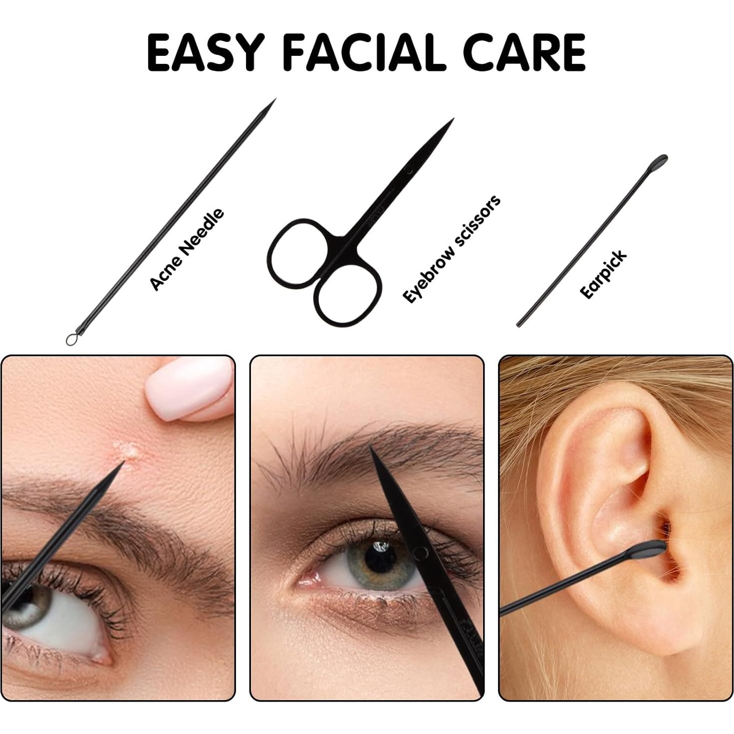 Kit de Manicura y Pedicura Tumkun 12 Piezas Azul