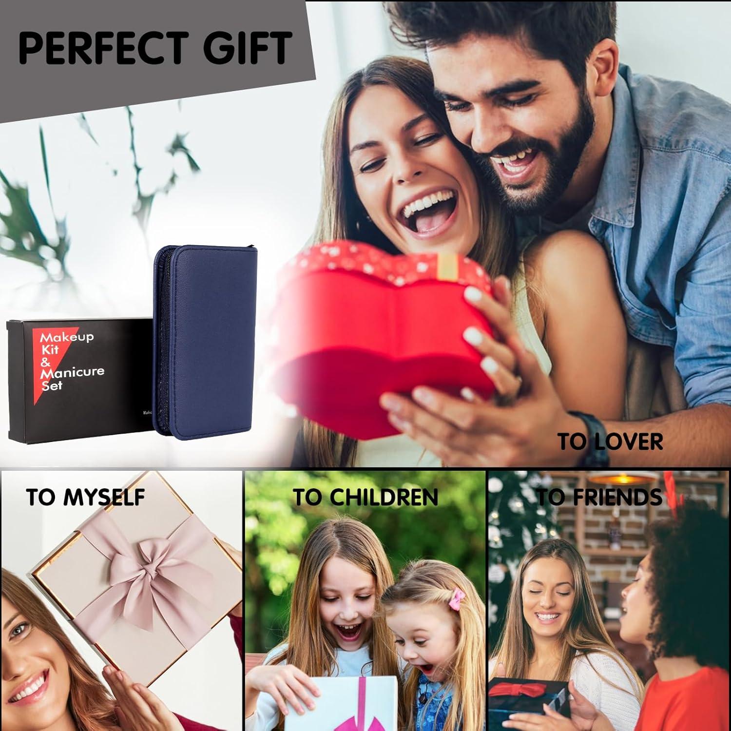 Kit de Manicura y Pedicura Tumkun 12 Piezas Azul