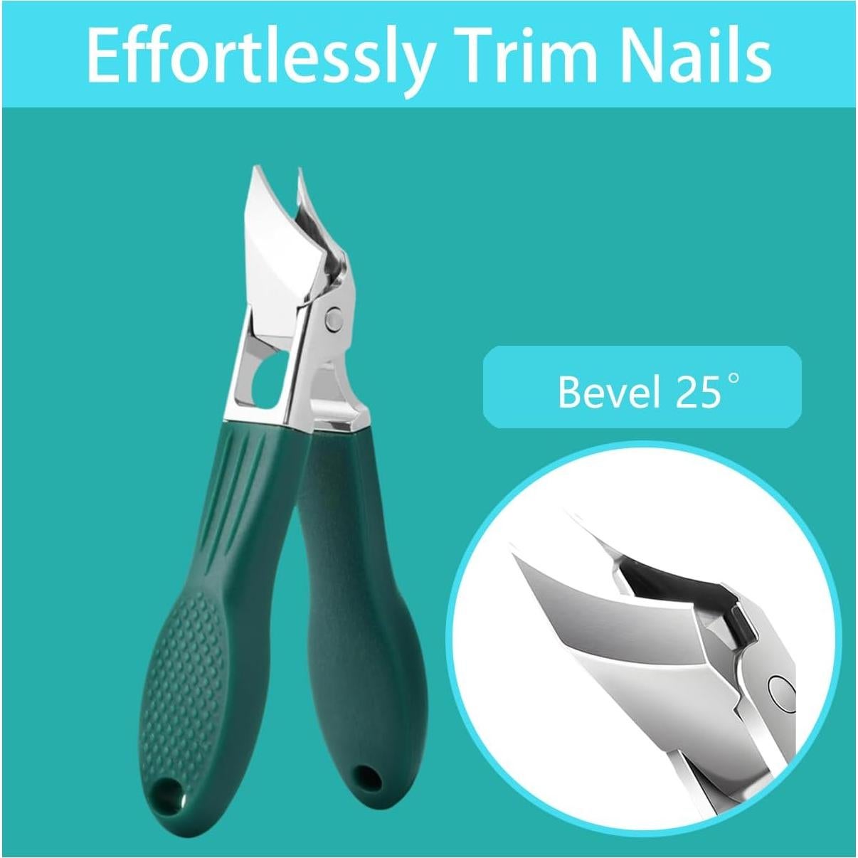 Cortauñas Pico de Águila Futangwenhua - 3 Piezas, Antideslizante