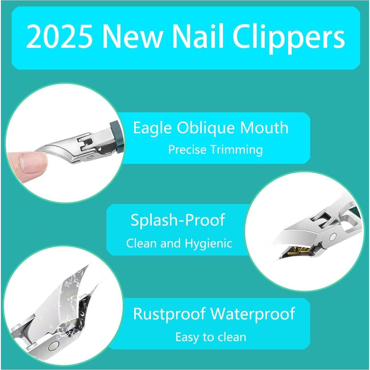 Cortauñas Pico de Águila Futangwenhua - 3 Piezas, Antideslizante