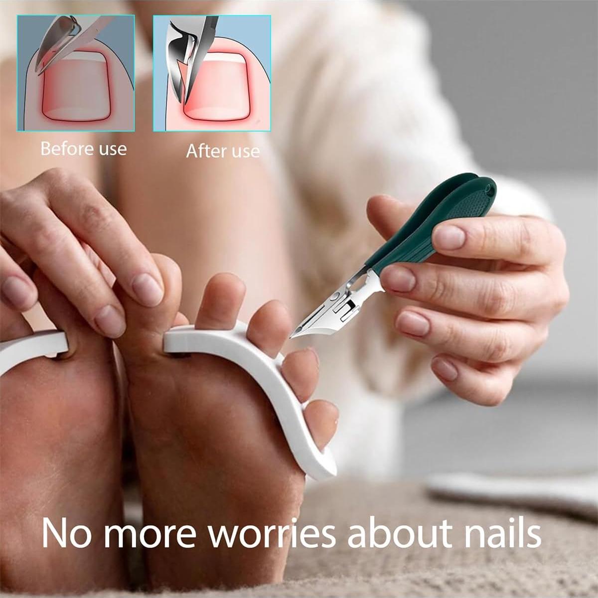 Cortauñas Pico de Águila Futangwenhua - 3 Piezas, Antideslizante