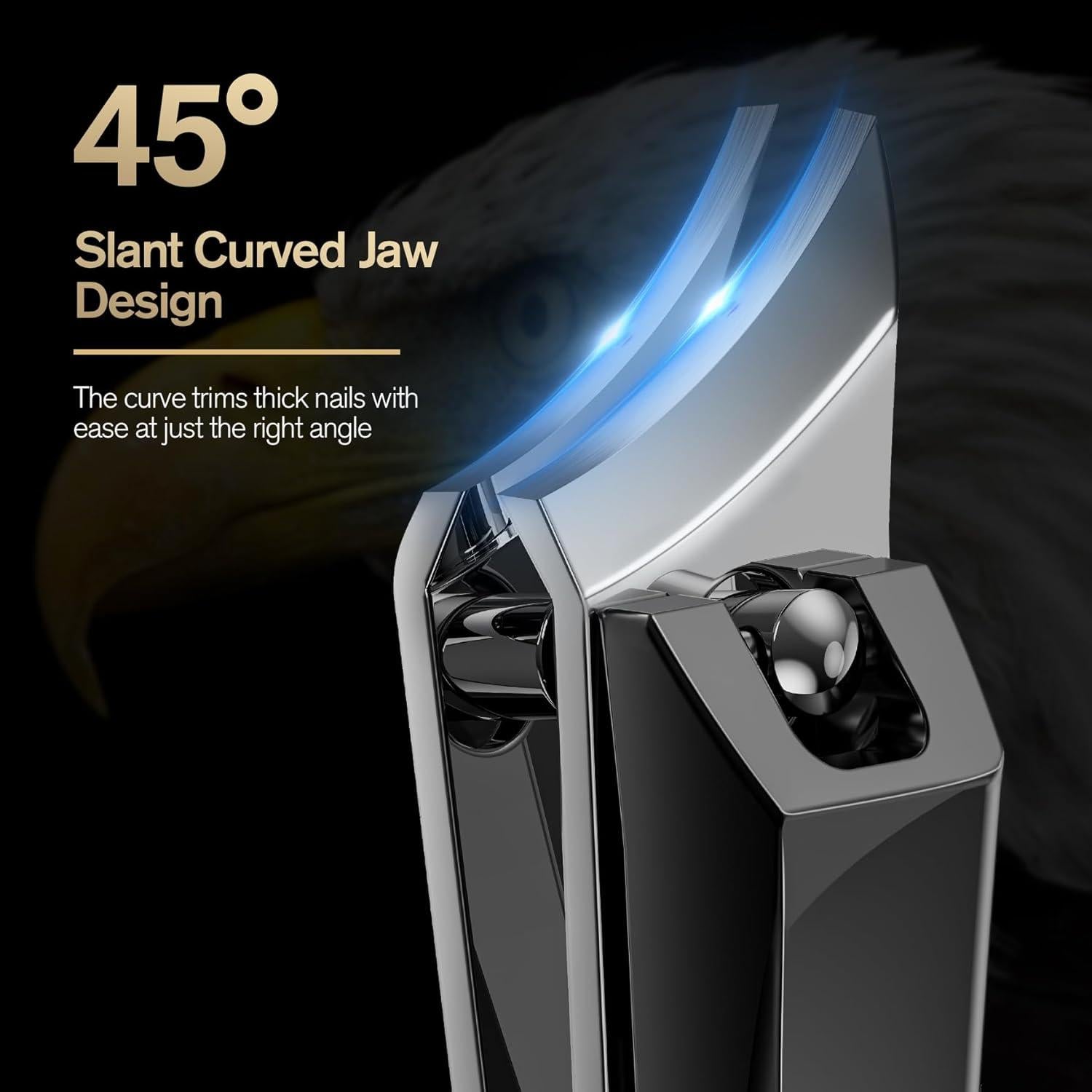 Cortador de Uñas Encarnadas FERYES - Cuchilla Curvada Negra