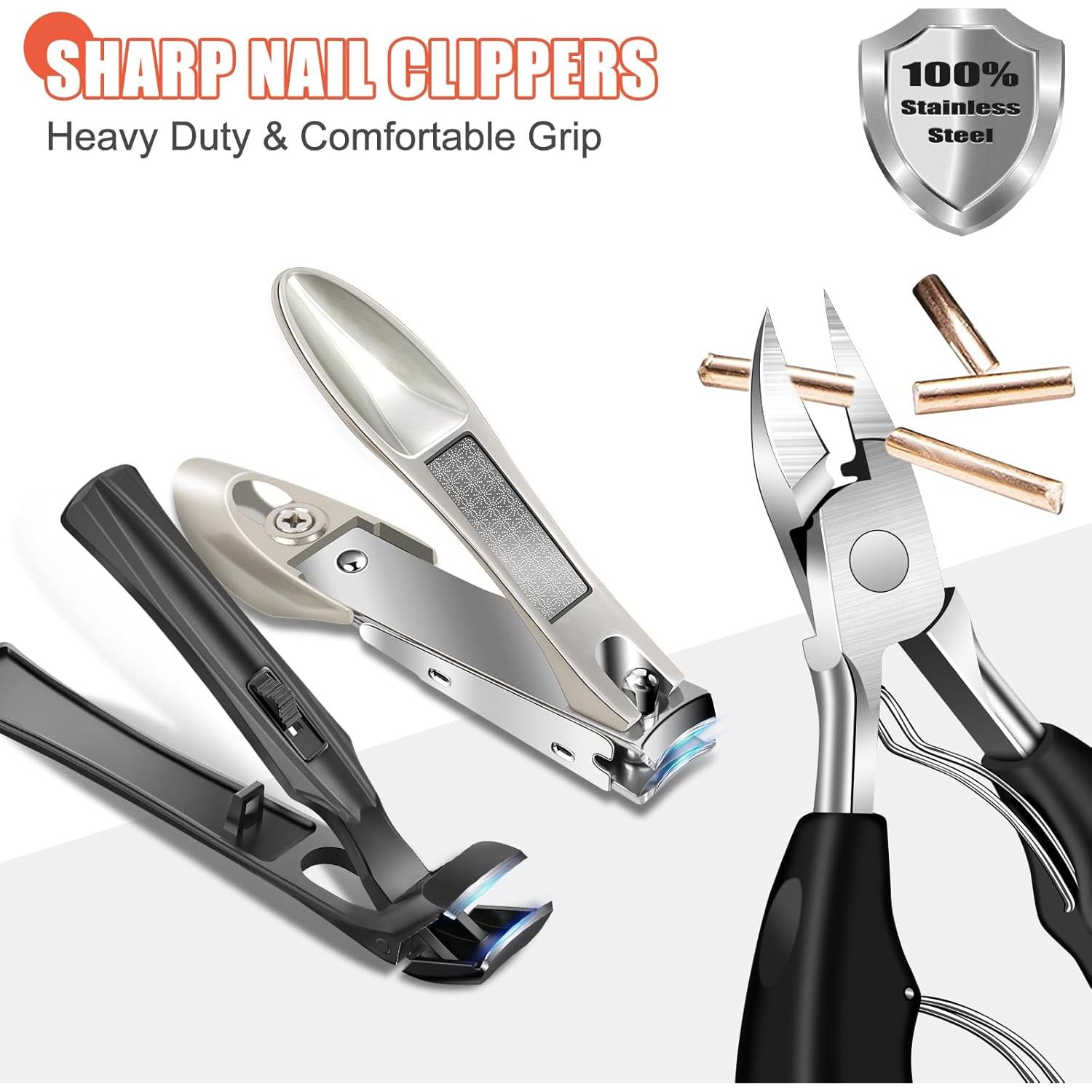 Cortauñas FUMAX para Uñas Encarnadas y Gruesas - Set 5 en 1