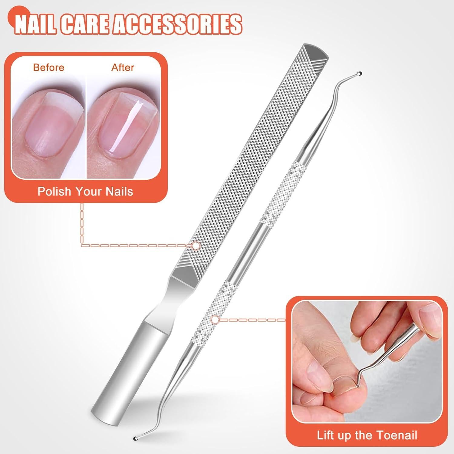 Cortauñas FUMAX para Uñas Encarnadas y Gruesas - Set 5 en 1