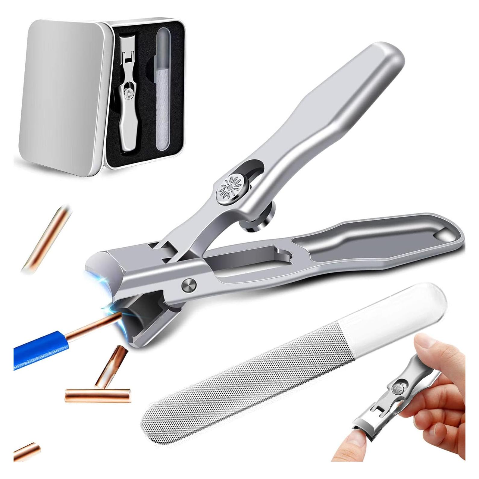 Cortauñas Alemanes Hoiuter 2025 Acero Inoxidable Plata