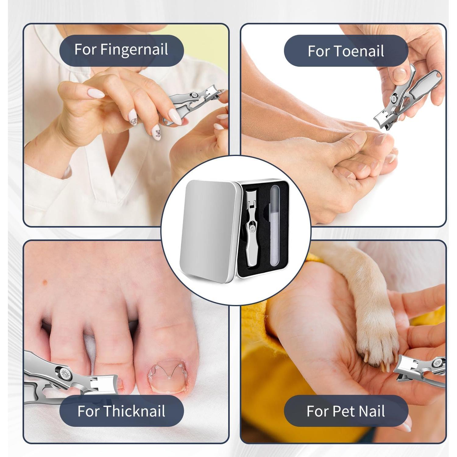 Cortauñas Alemanes Hoiuter 2025 Acero Inoxidable Plata