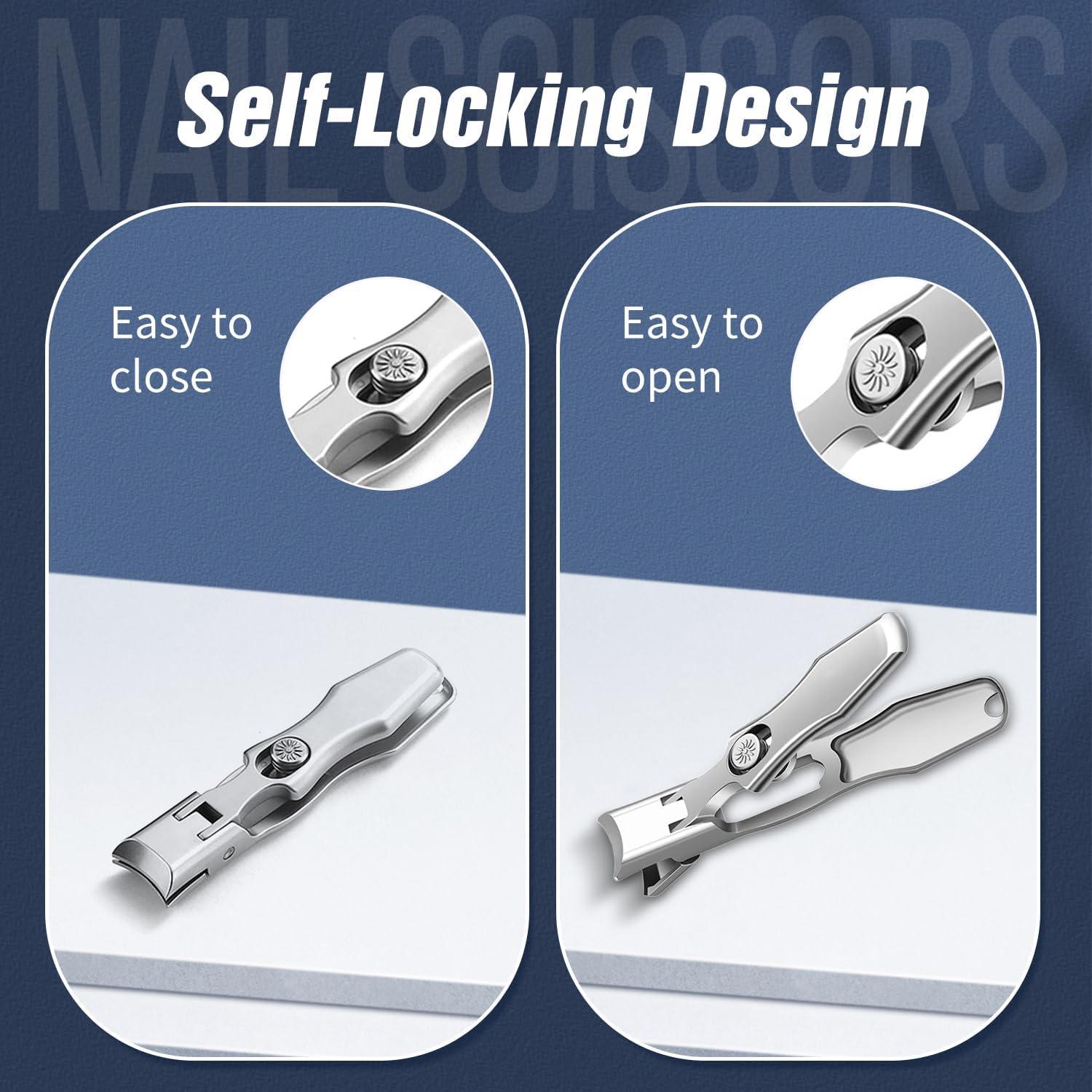 Cortauñas Alemanes Hoiuter 2025 Acero Inoxidable Plata