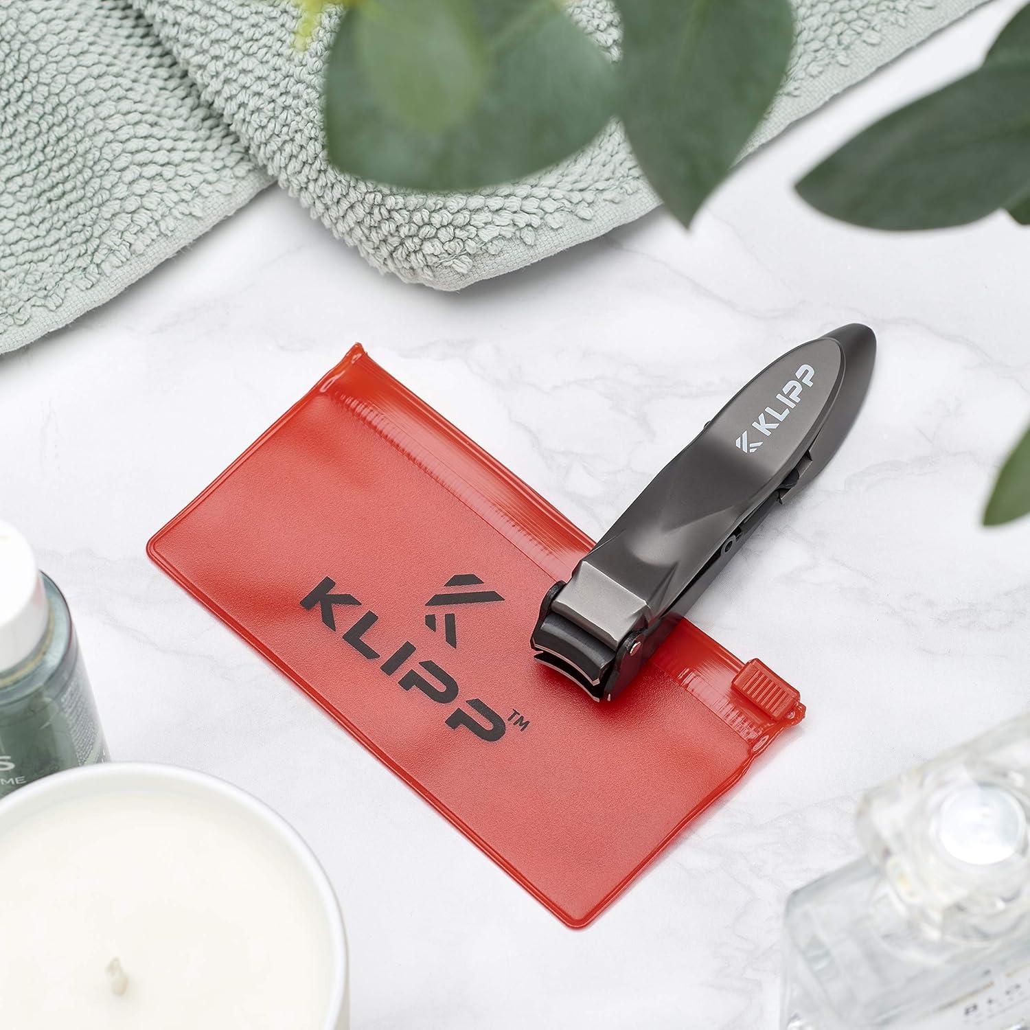 Cortauñas KLIPP para hombres con recolector - Acero inoxidable