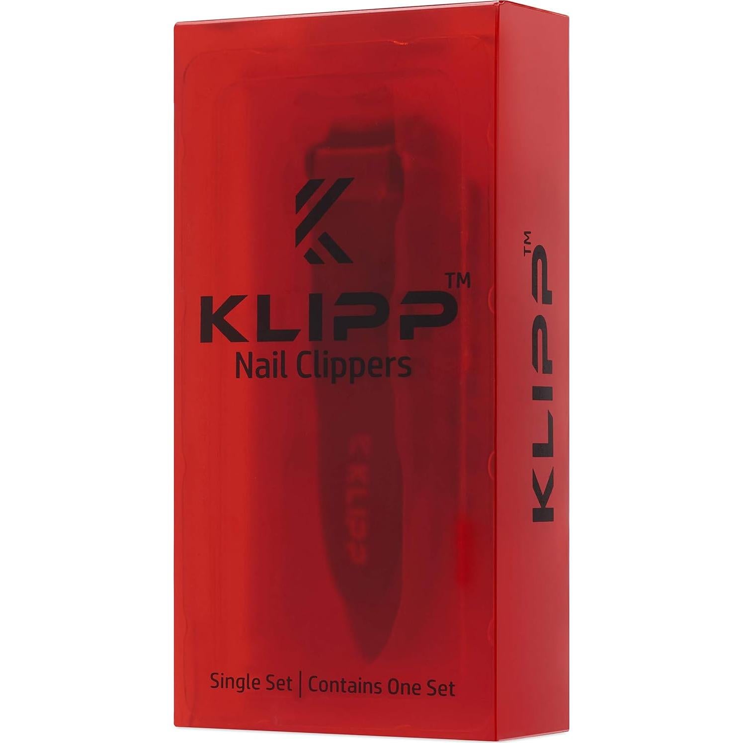 Cortauñas KLIPP para hombres con recolector - Acero inoxidable