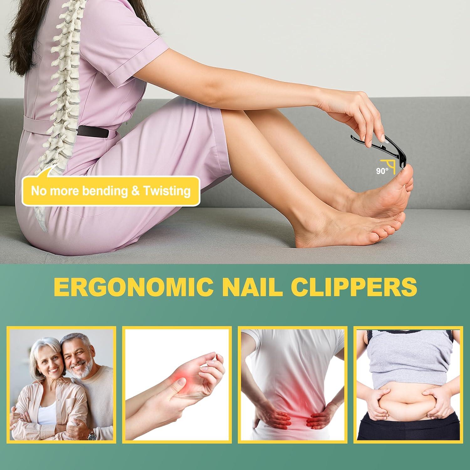 Cortauñas CLPPNA para Uñas Gruesas - Set de 4 Piezas