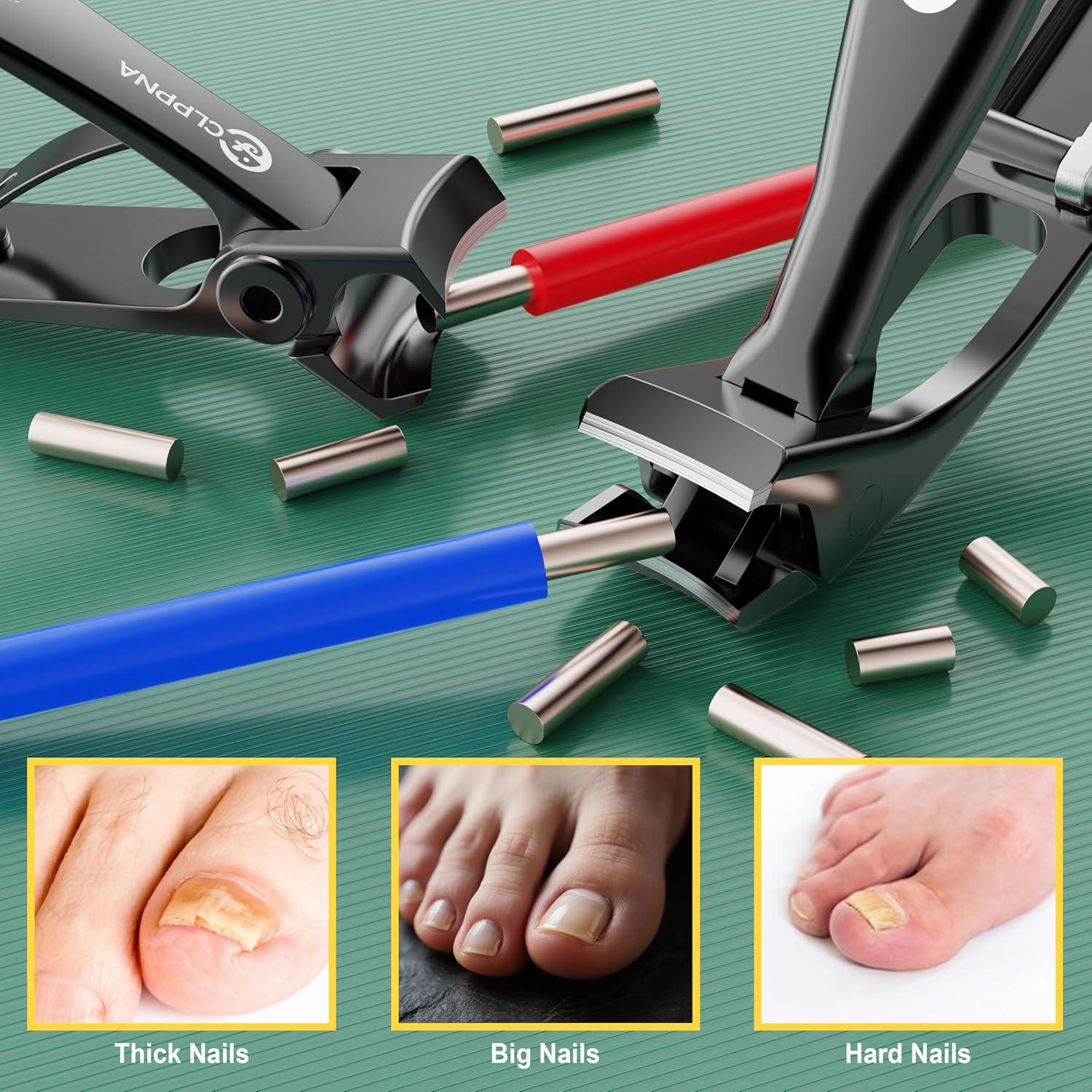 Cortauñas CLPPNA para Uñas Gruesas - Set de 4 Piezas