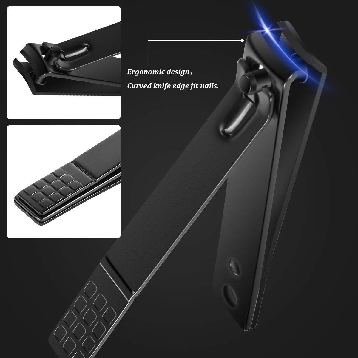 Set de Manicura y Pedicura 18 Piezas ESARORA Acero Inoxidable