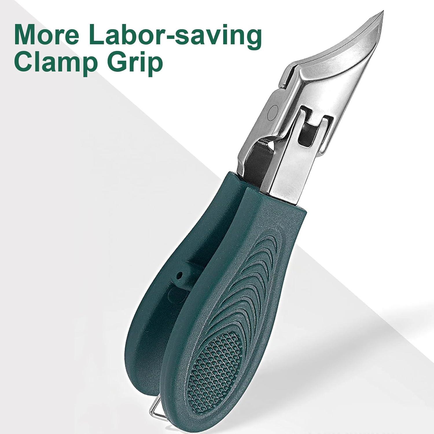 Cortauñas Beveled Eagle Beak Verde - Juego 9 Piezas para Uñas Gruesas