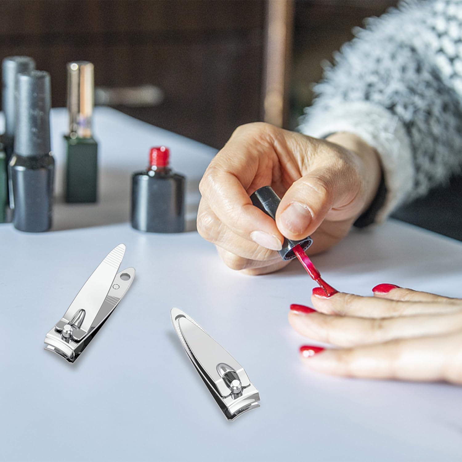 Set 30 Cortauñas de Acero Inoxidable Goiio - 5x1 cm