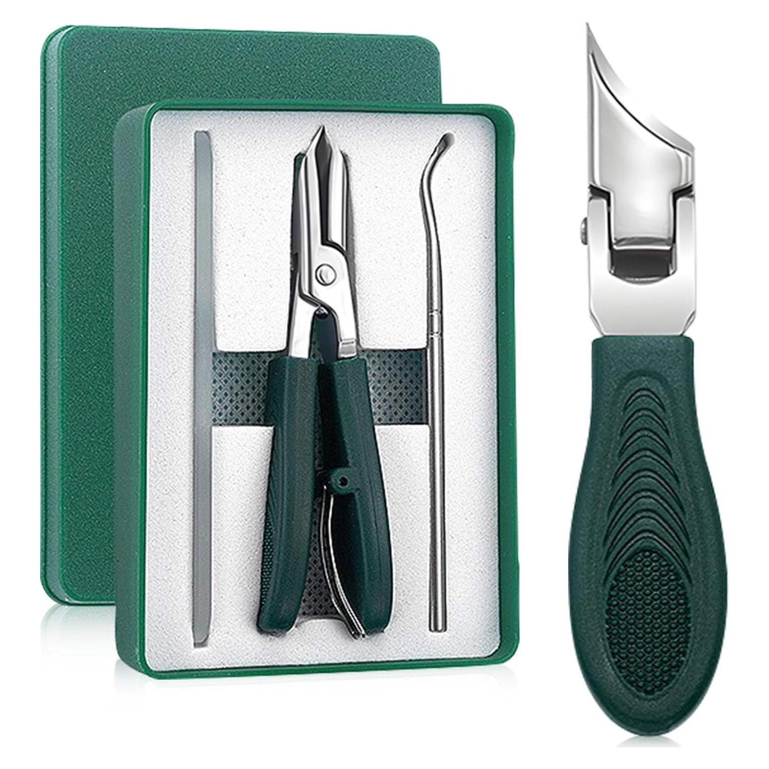 Cortauñas Beveled Eagle Beak - Juego de 3 para Uñas Gruesas