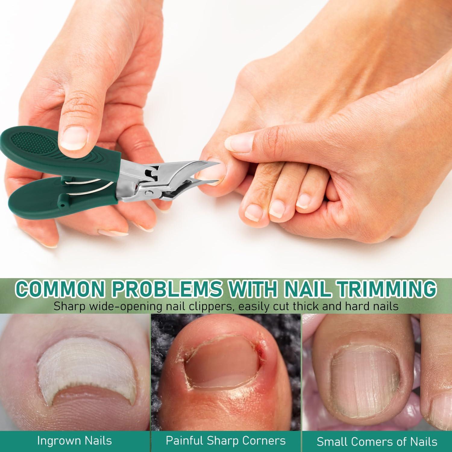 Cortauñas Beveled Eagle Beak - Juego de 3 para Uñas Gruesas