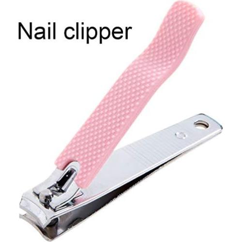 Set de Cortauñas Rocutus 2 Piezas Rosa - Tijeras de Manicura y Pedicura