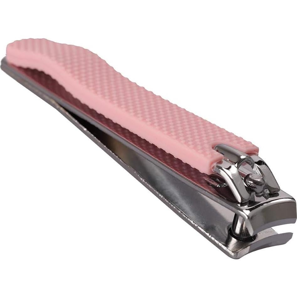 Set de Cortauñas Rocutus 2 Piezas Rosa - Tijeras de Manicura y Pedicura