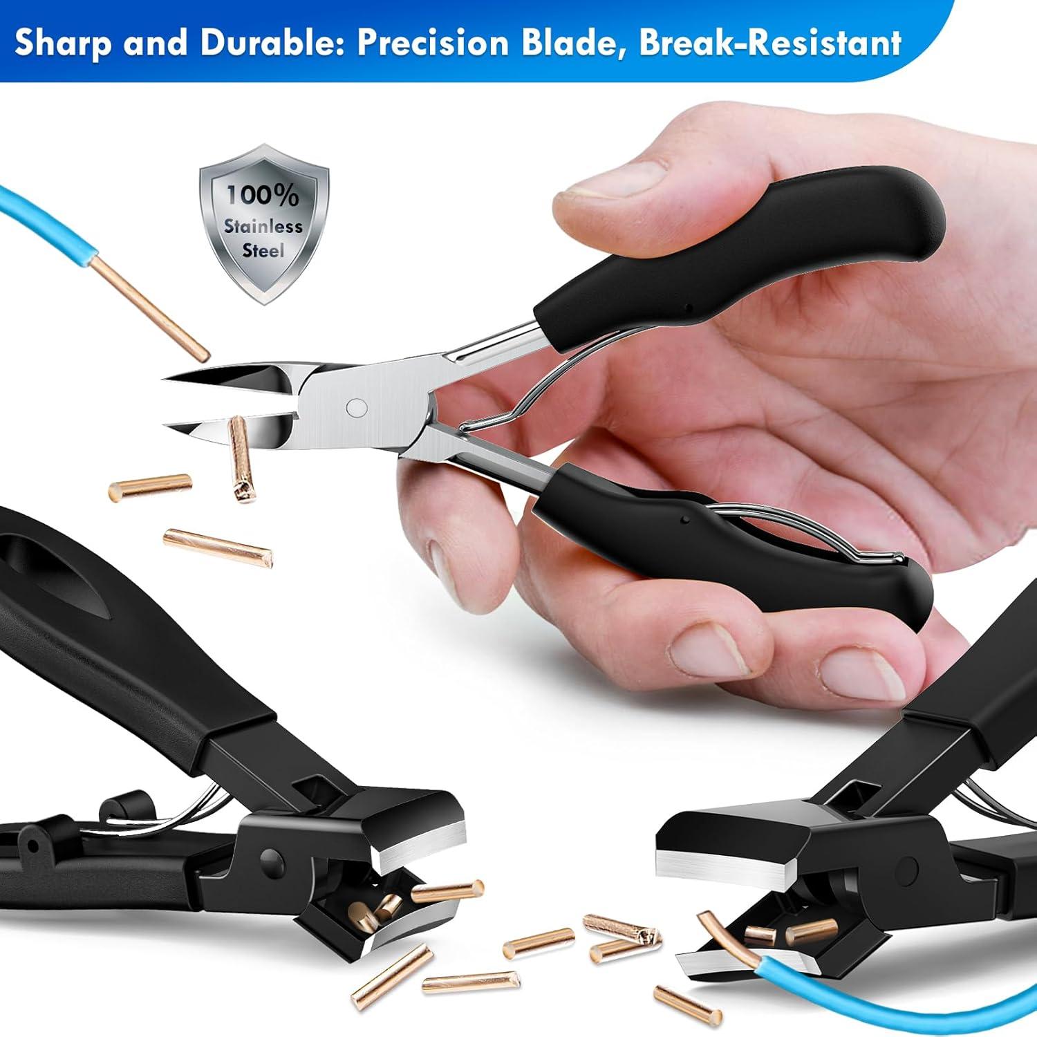 Kit de Cortauñas Profesional 5 en 1 Nadadora para Uñas Gruesas