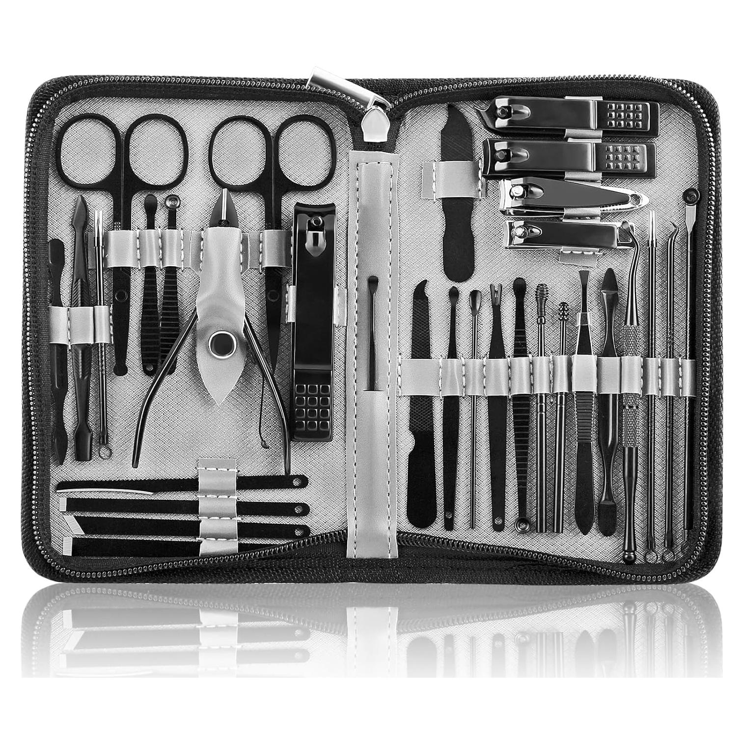 Juego de Manicura 32 Piezas Keiby Citom Acero Inoxidable