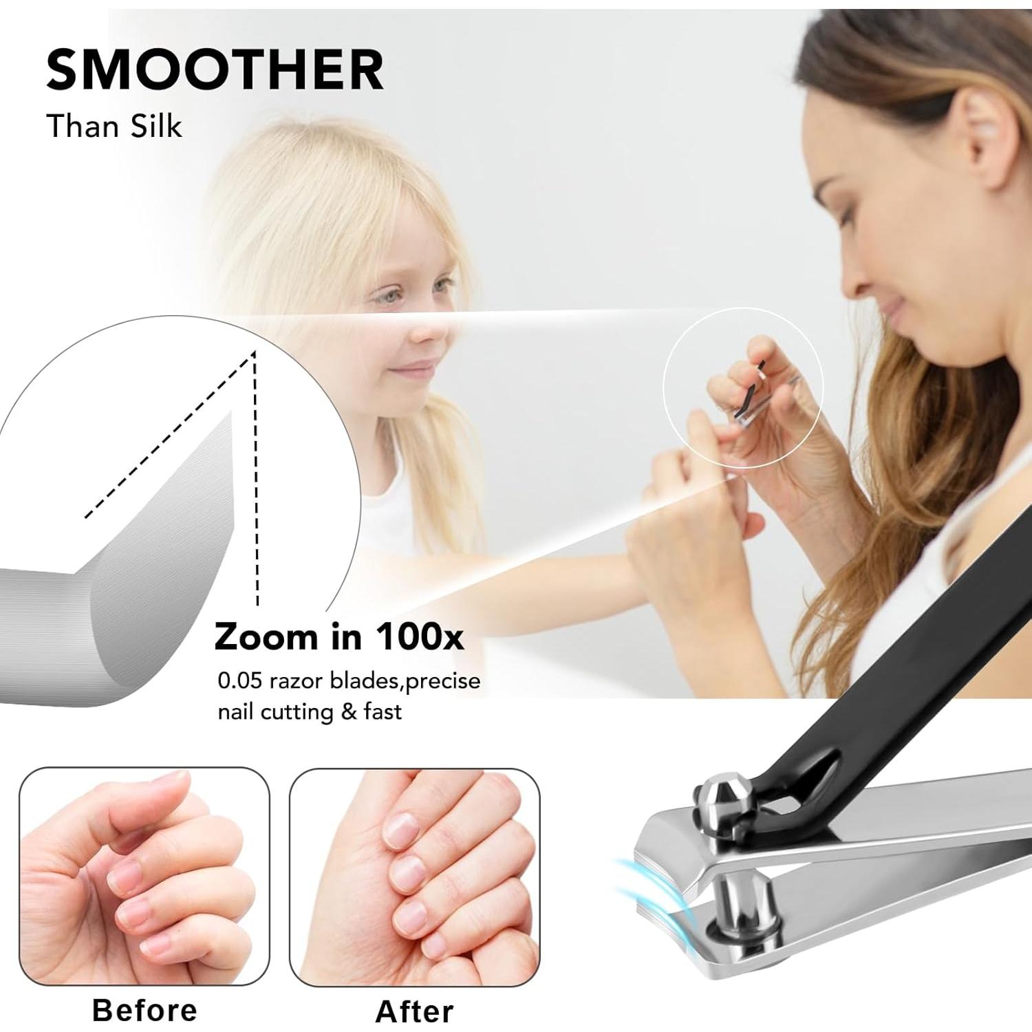 Juego de Manicura 32 Piezas Keiby Citom Acero Inoxidable