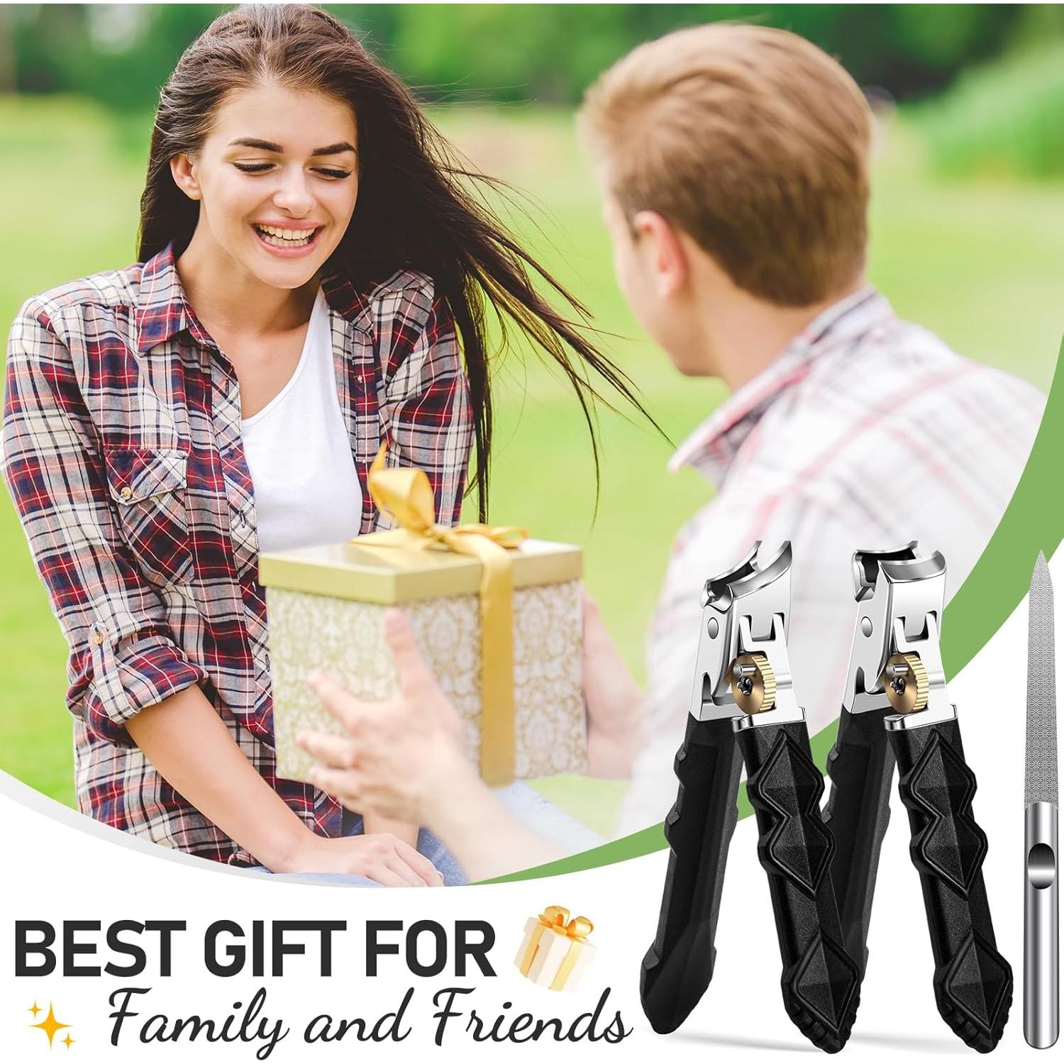 Cortauñas de Gran Apertura HANDWENG para Uñas Gruesas