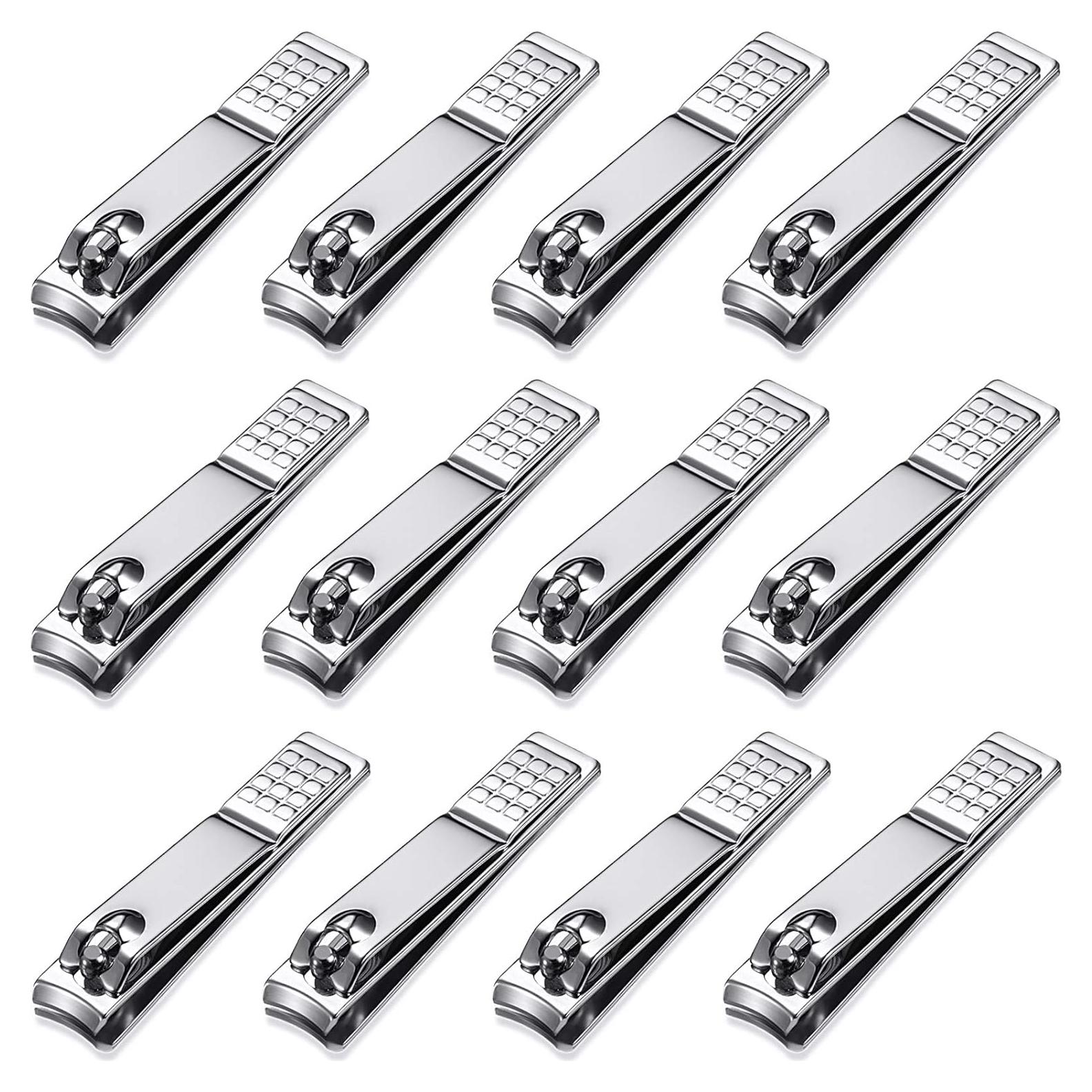 Juego de Cortauñas Yaomiao 12 Piezas Acero Inoxidable Plata