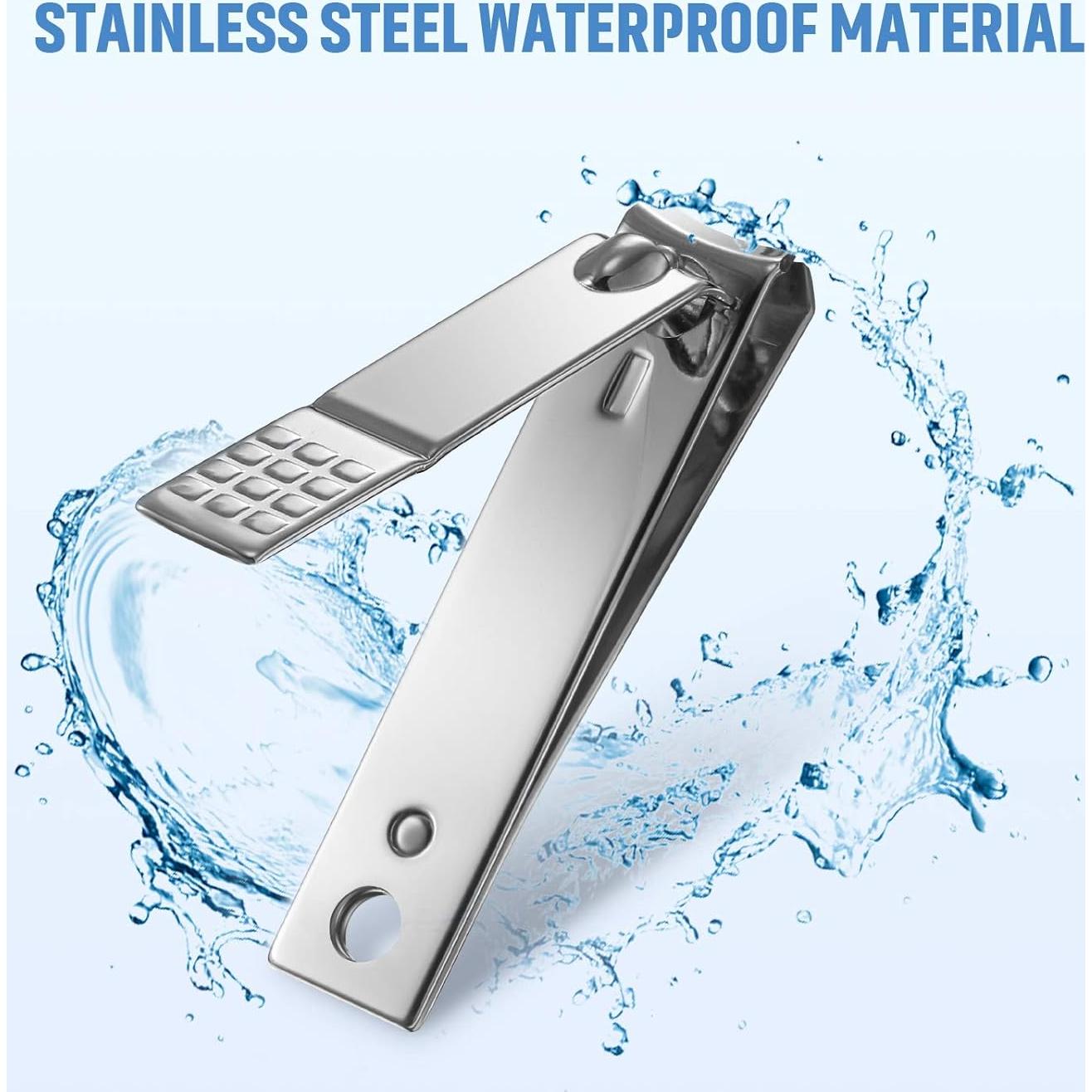 Juego de Cortauñas Yaomiao 12 Piezas Acero Inoxidable Plata