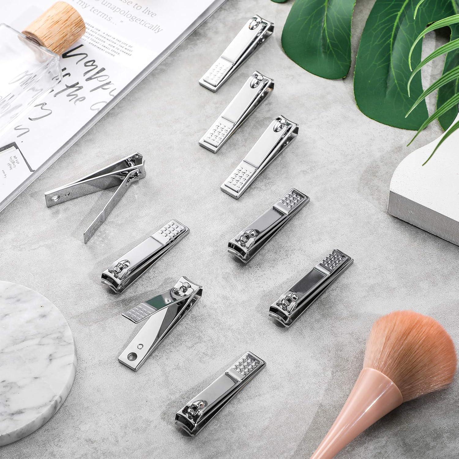 Juego de Cortauñas Yaomiao 12 Piezas Acero Inoxidable Plata