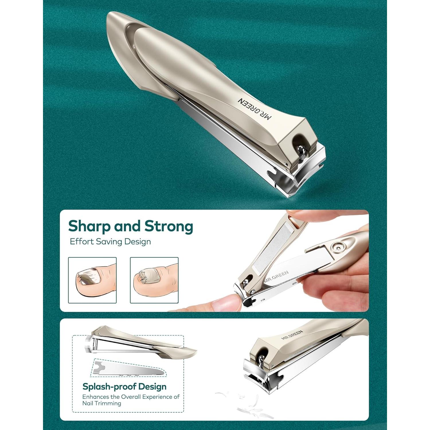 Juego de Manicura MR.GREEN Acero Inoxidable 6 Piezas