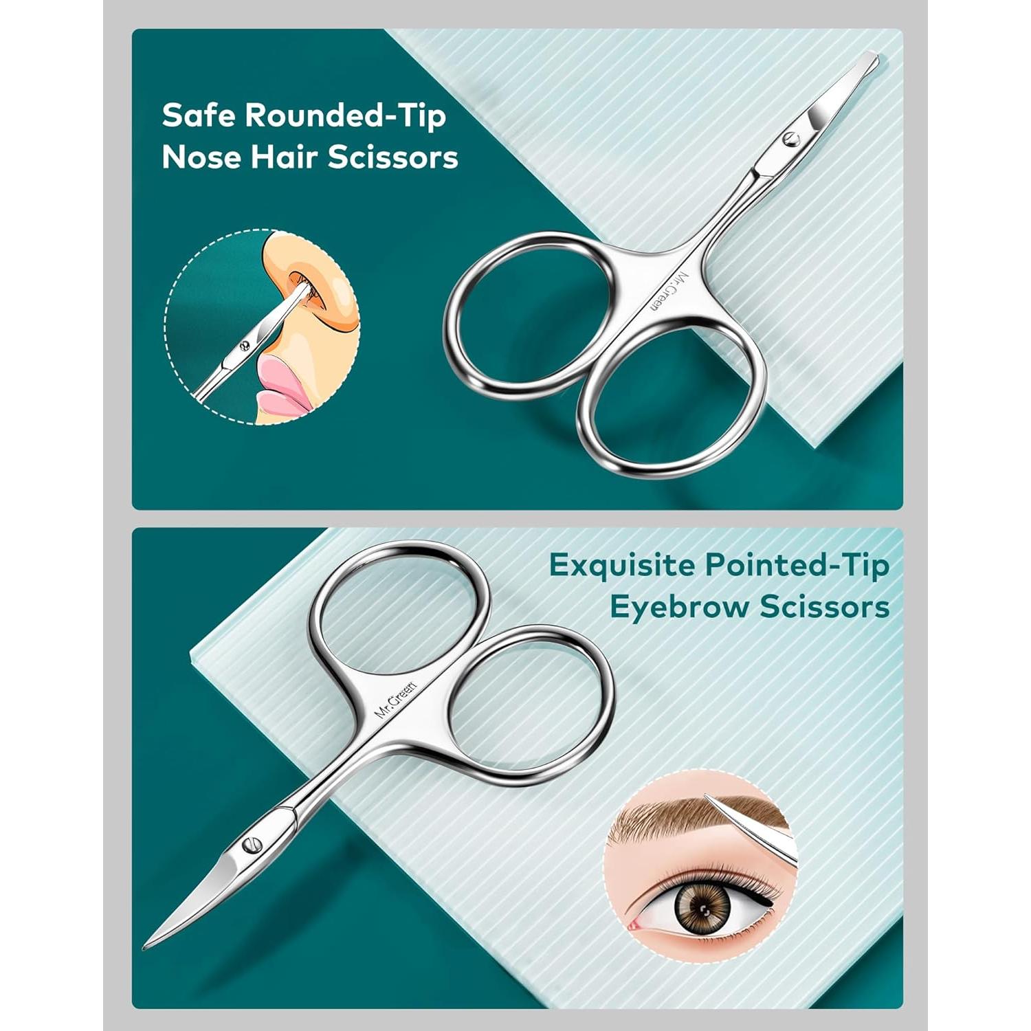 Juego de Manicura Profesional MR.GREEN con Estuche - 12 Piezas