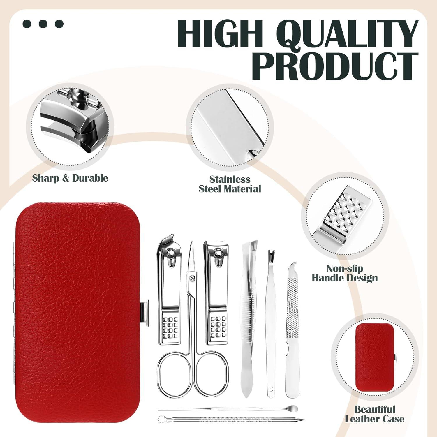 30 Juegos de Kit de Cuidado de Uñas Profesional Leriton 8 en 1