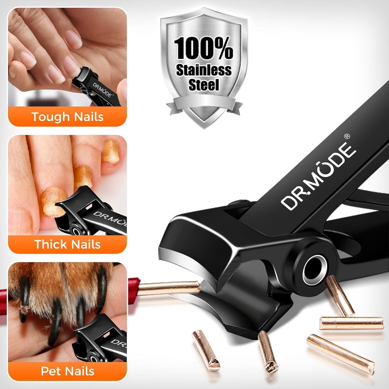 Cortauñas Gruesos DRMODE con Mango Largo y Cabeza Angulada