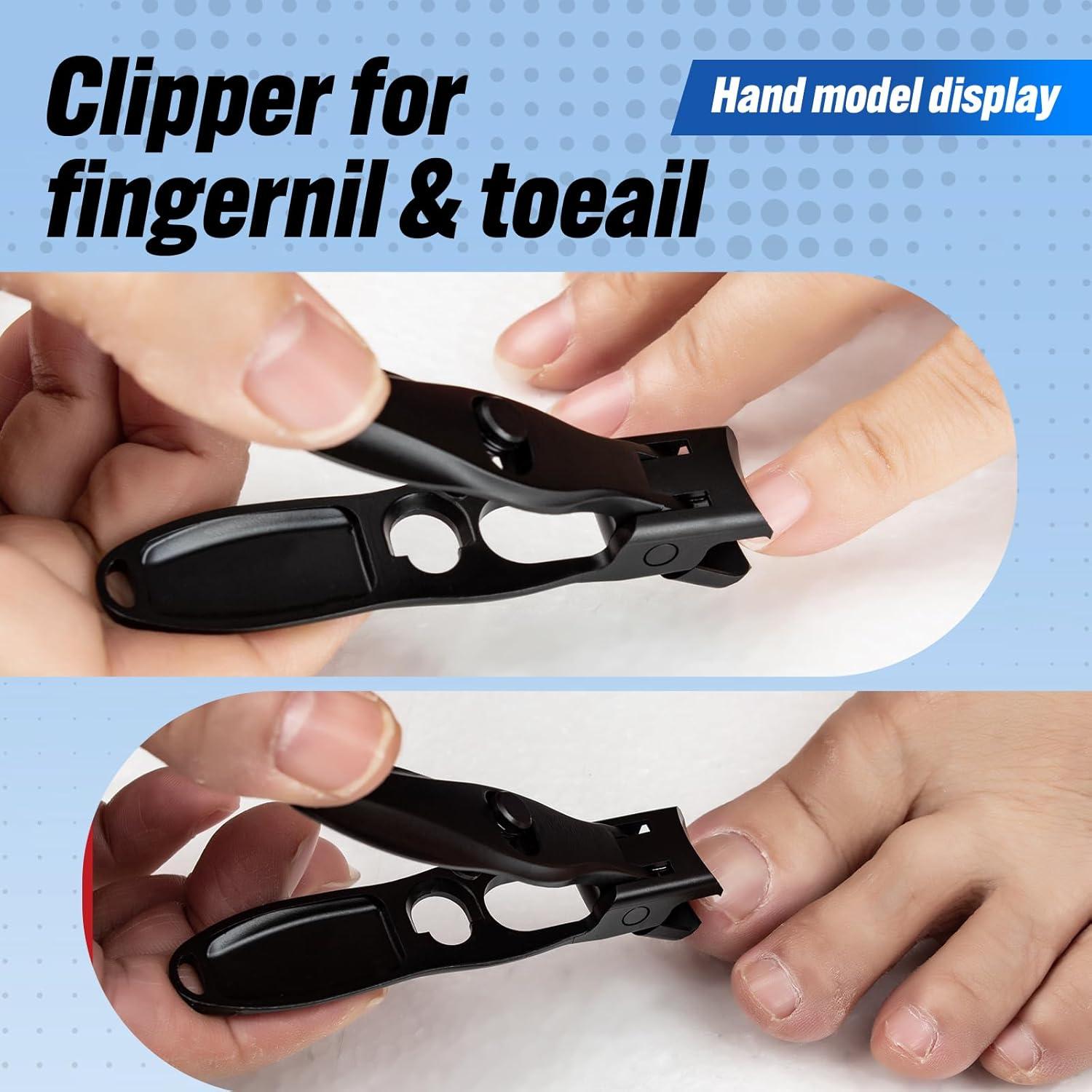 Cortauñas Alemán de Acero Inoxidable Premium Antisalpicaduras